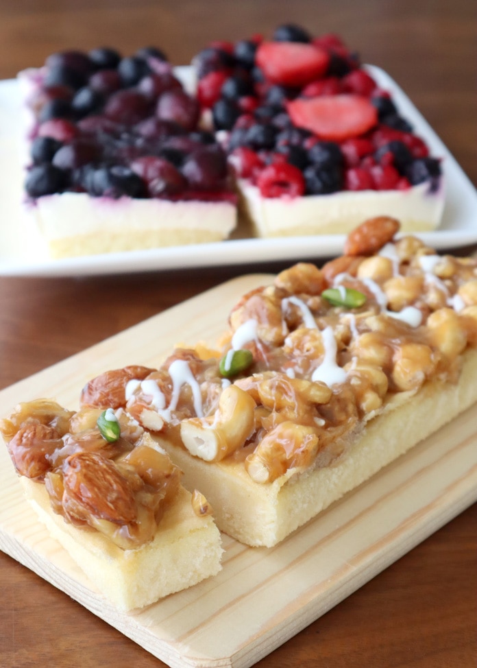 北海道の豊かな食材をスイーツに！「フルーツのレアチーズケーキとキャラメルケーキセット」
