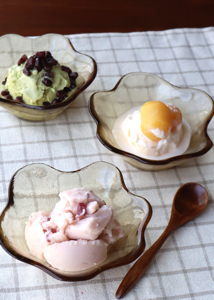 ほっとする優しい味わいの和風アイス「餡ふぁん(小豆・抹茶・栗アイス)6個入」