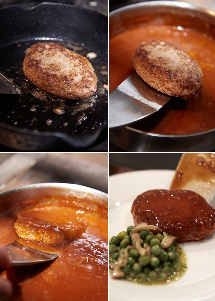 Ginza Kansei 国産厳選和牛ハンバーグ ４個入 ハンバーググルメ通販のオンワード マルシェ