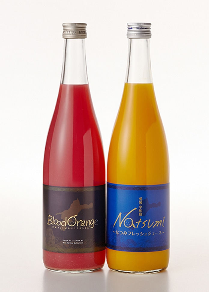 なつみ・ブラッドオレンジジュース詰め合わせ 720ml × 各1本