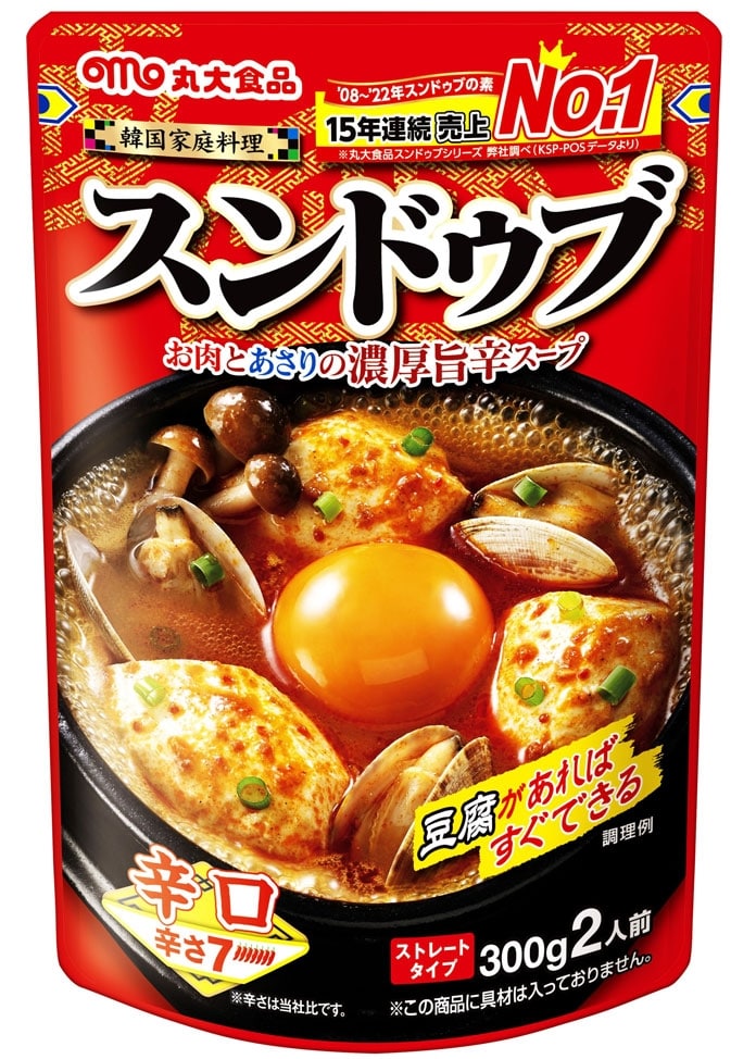 【丸大食品】スンドゥブ辛口 300g×10袋