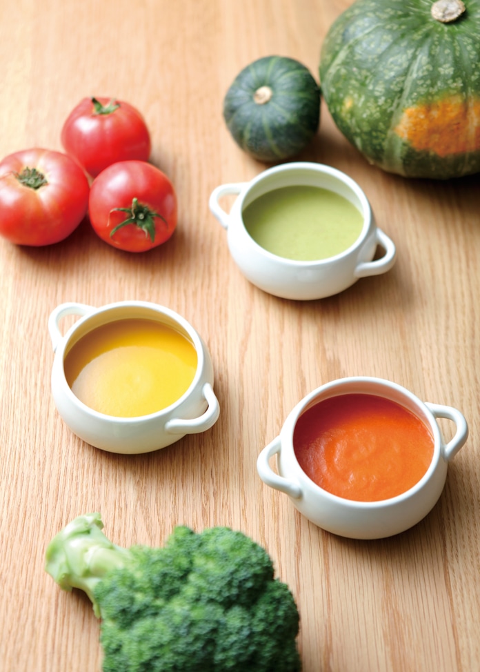 野菜スープ3種6食詰合せセット（ブロッコリー、カボチャ、トマト）