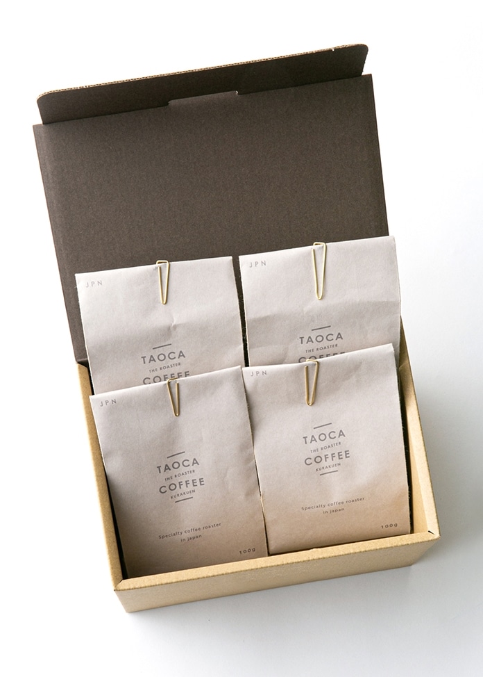コーヒー豆ギフト 100g x 4種セット| コーヒーお取り寄せ・通販のオン