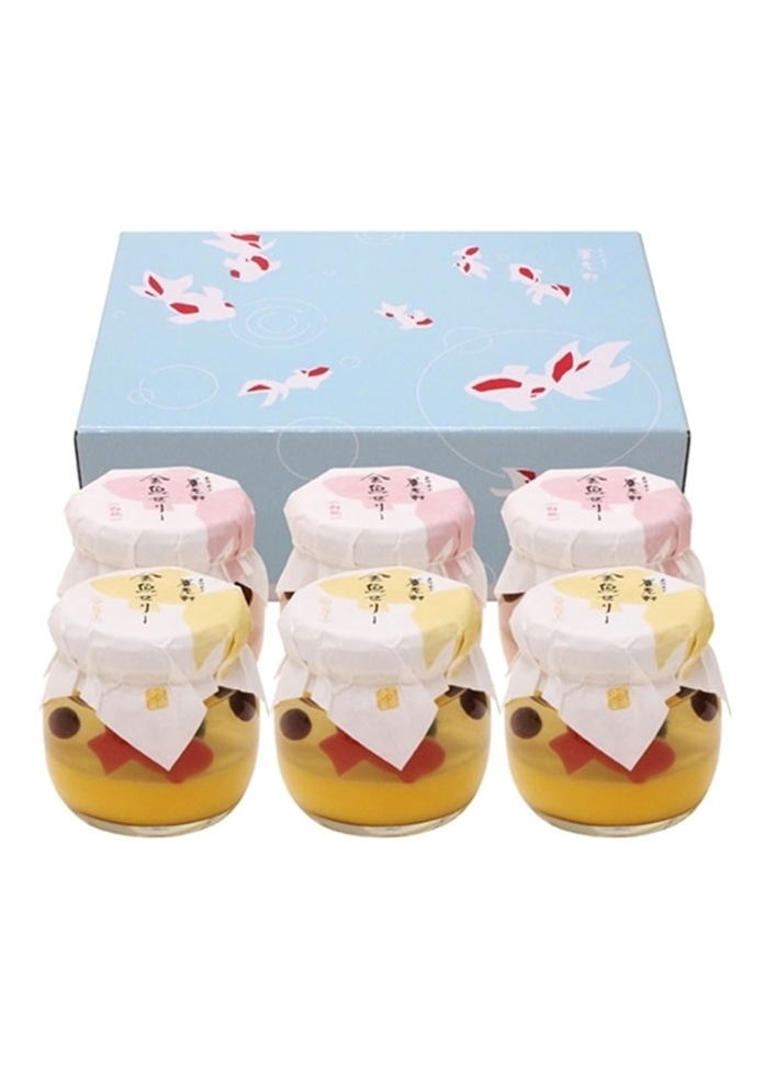 【京都 養老軒】ゆらり金魚の涼風ゼリー（お中元）