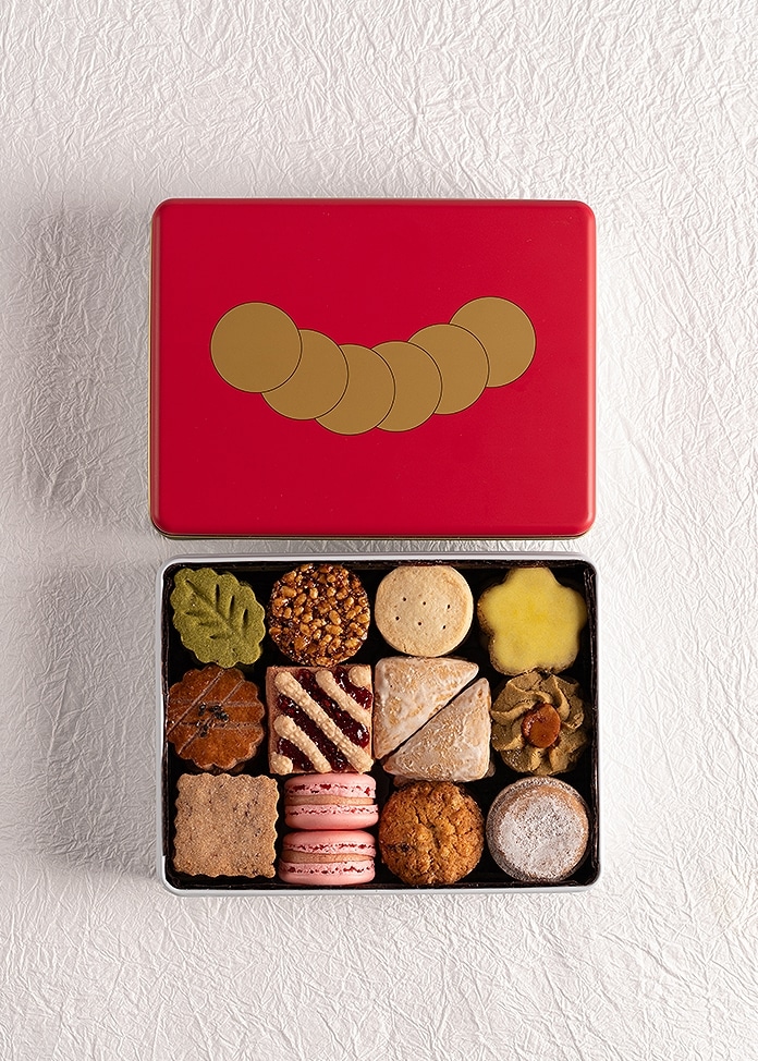 紅屋のクッキー缶 M