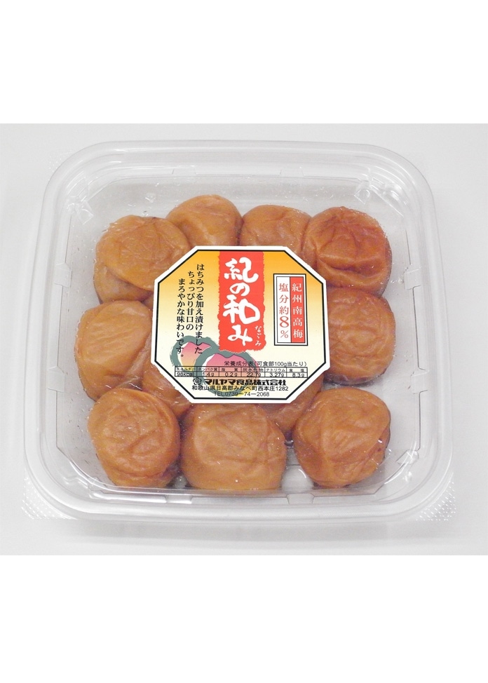 紀州蜂蜜梅「紀の和み」角カップ300g