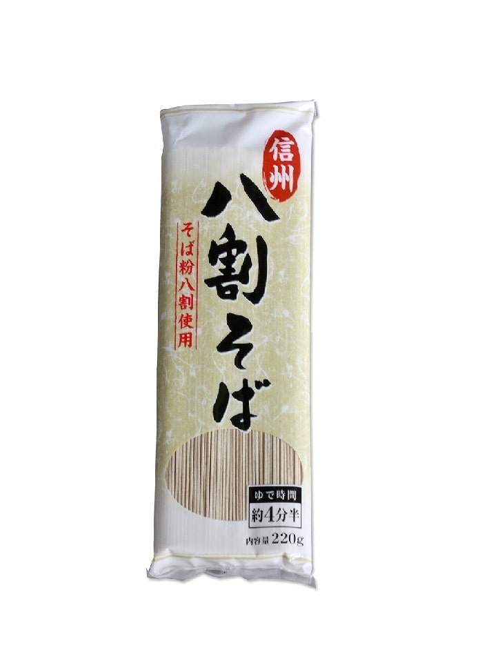 信州八割そば 220g 4袋入り