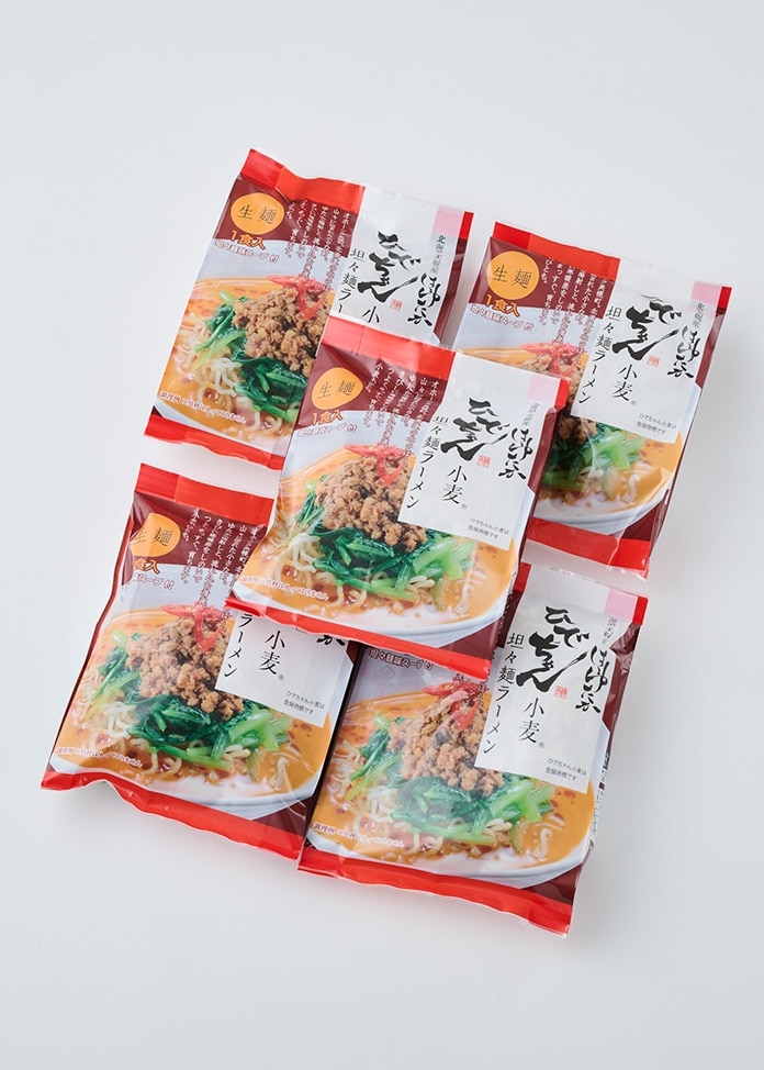 ひでちゃん小麦 はるゆたか坦々麺５食入り