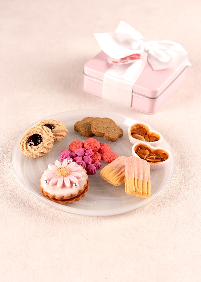 【母の日限定】紅屋のクッキー缶　彩花