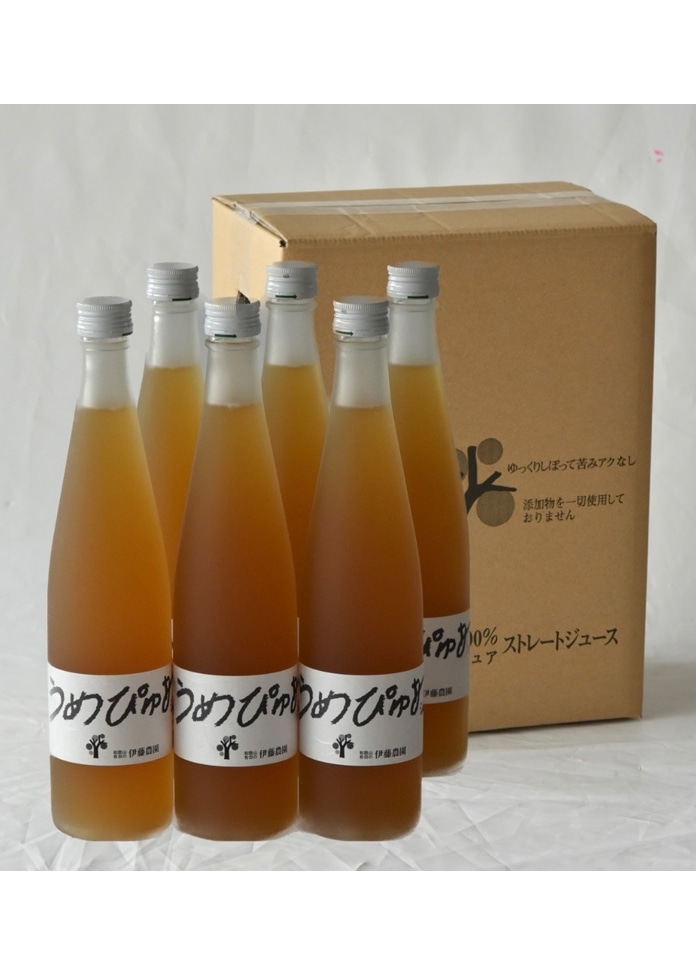【伊藤農園】うめぴゅあシロップ500ｍｌ×6本セット