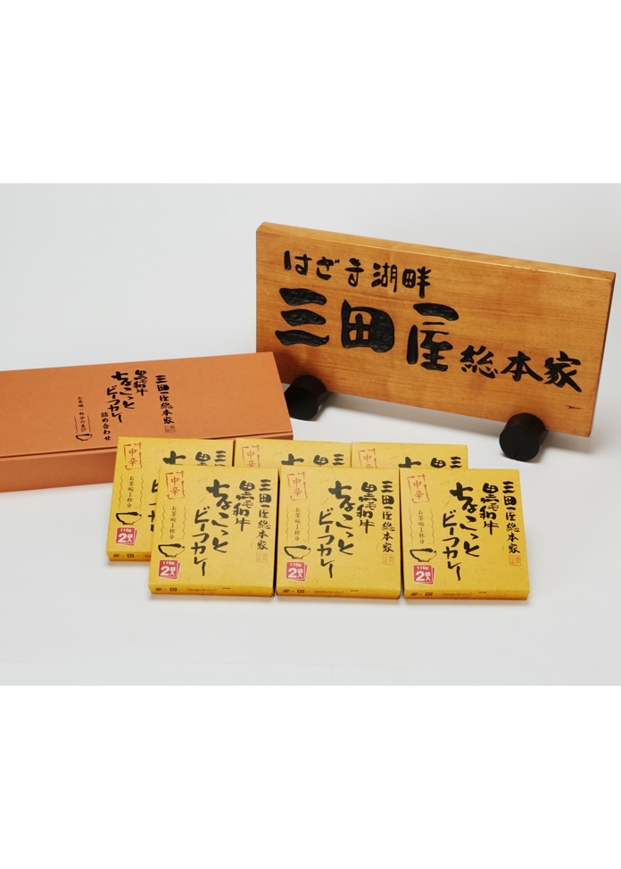 【三田屋総本家】黒毛和牛ちょこっとビーフカレー詰合せ