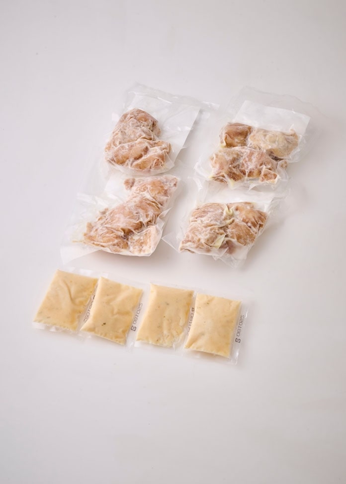 ひと口チキン南蛮食べ比べセット（もも2袋・むね2袋）タルタルソース付き