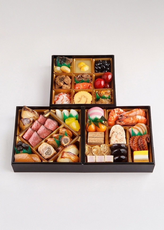 【日本料理なだ万】冷凍おせち三段「景福」（3人前）