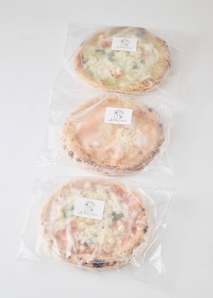 【アロマフレスカ銀座】ピッツァ3種セット