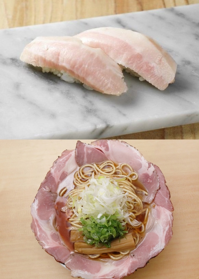 2種ポークの食べ比べセット（豚トロロースト＆レアチャーシュー）