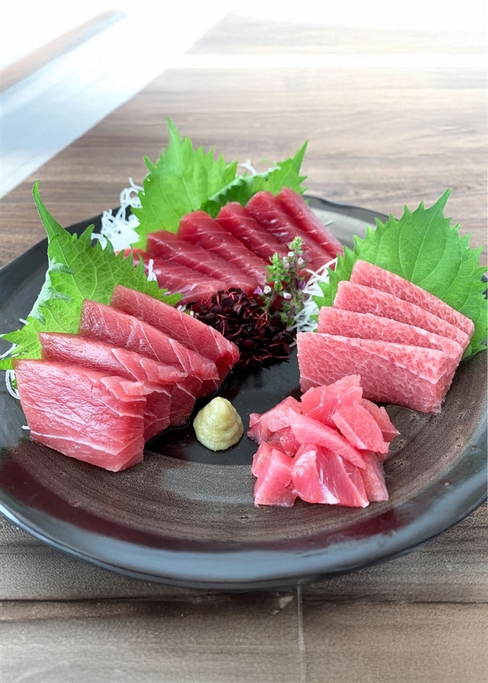 天然南まぐろ赤身＆中トロ刺身切落し（500g）
