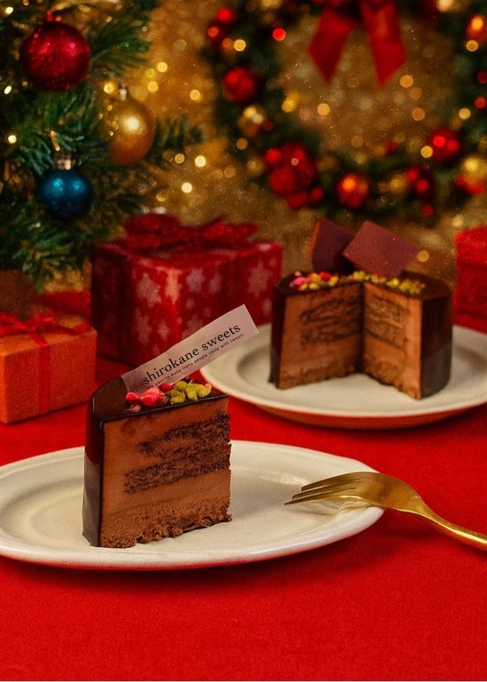 カカオの香りを楽しむプレミアムミロワールショコラ クリスマス（3号）