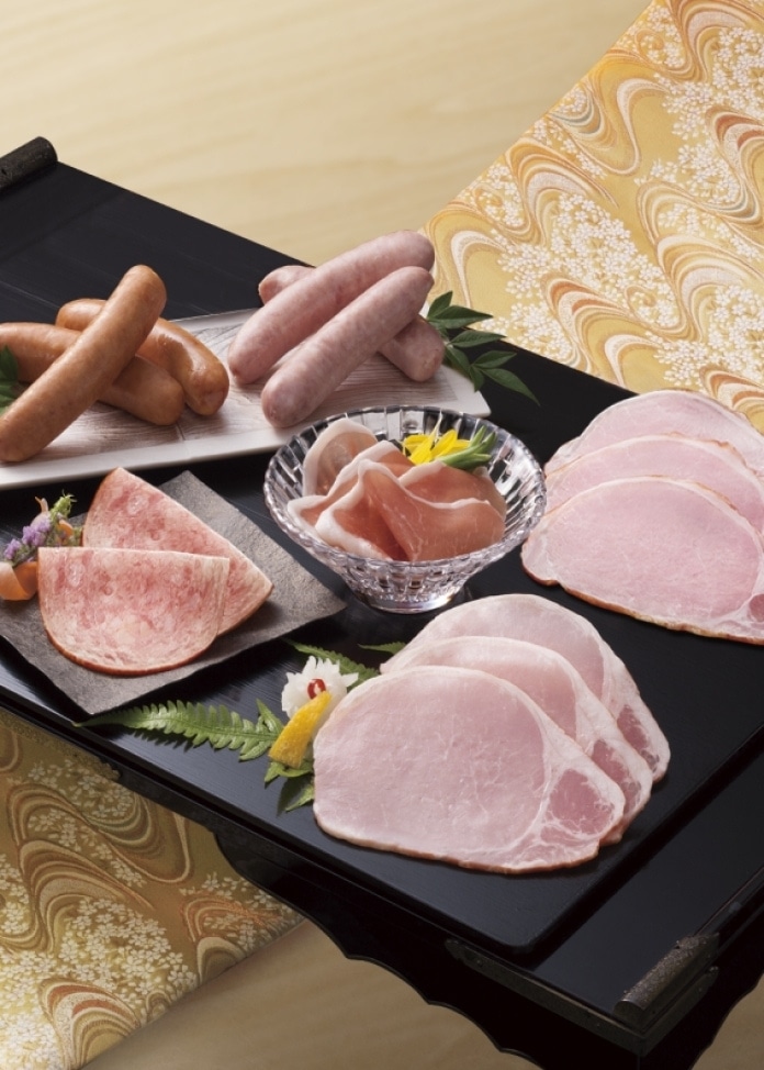 【伝承】国産豚肉ハム詰合せ（小）