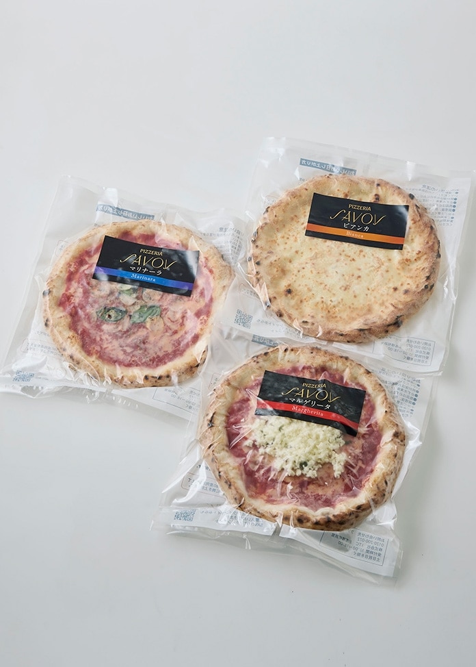 マルゲリータ1枚・マリナーラ1枚・ビアンカ1枚セット