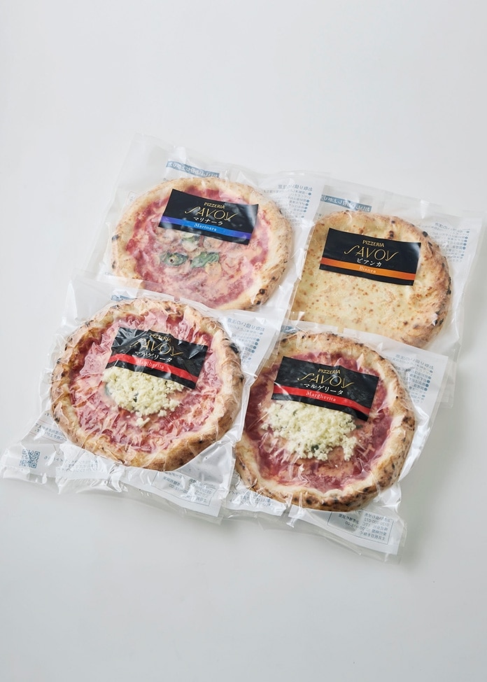 マルゲリータ2枚・マリナーラ1枚・ビアンカ1枚セット