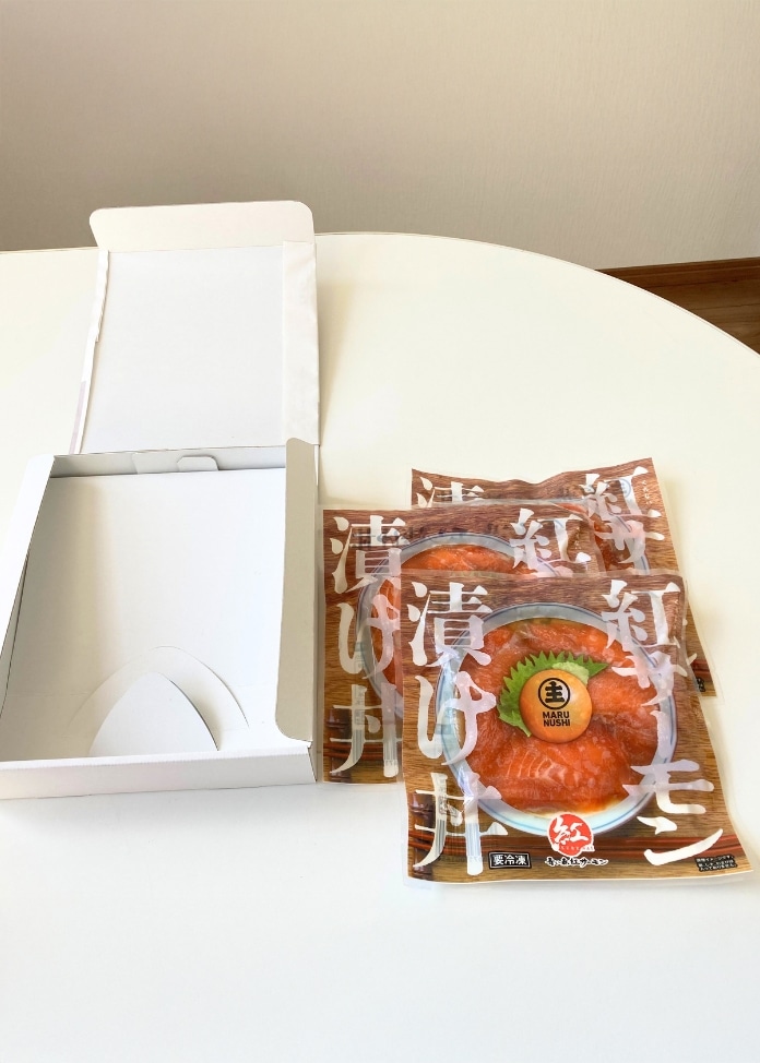 青い森紅サーモン漬け丼の素（3パック入）