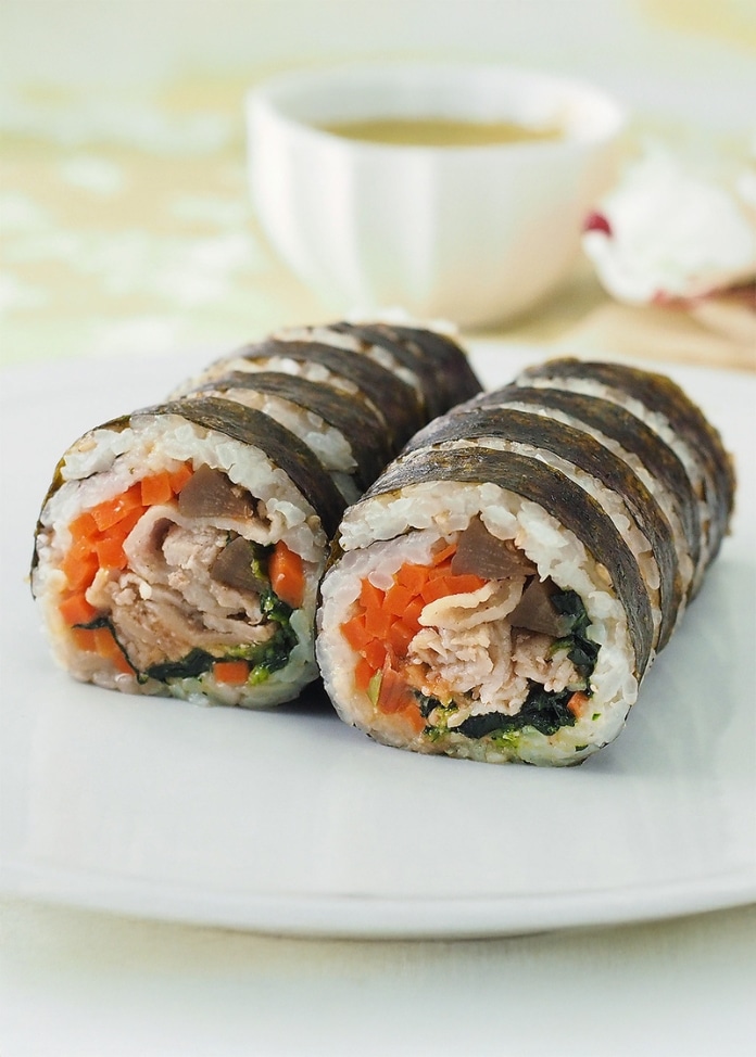 キンパ8種セット（プルコギ・豚キムチ・ツナマヨ・ハムチーズ・野菜・ピビンパ・タッカルビ・サムギョプサル）