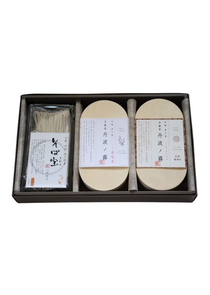 半なま 京蕎麦 いろどり3種セット