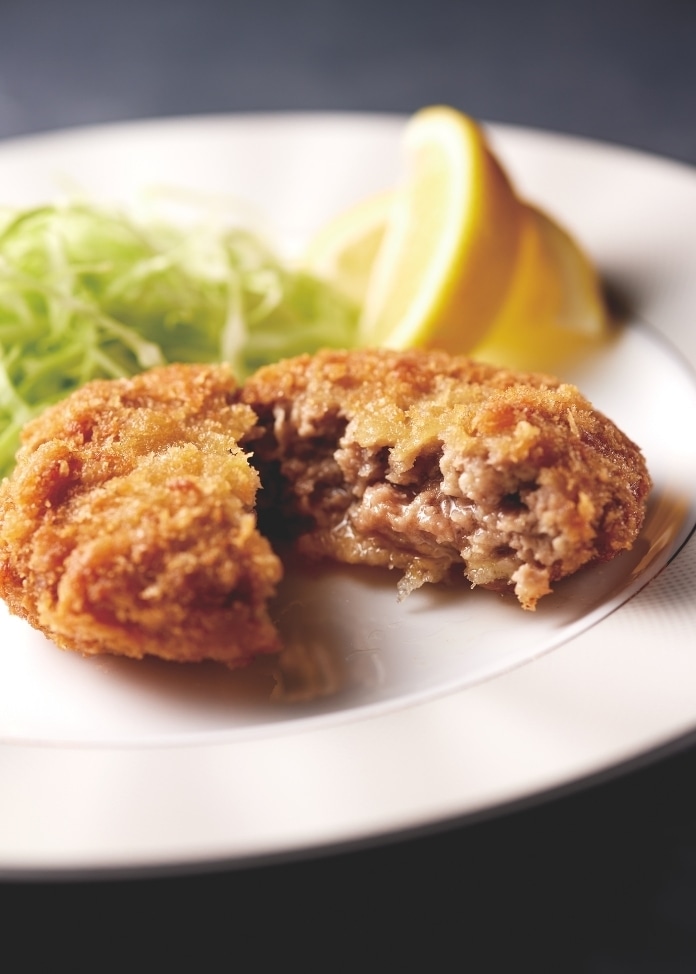 極 -kiwami- 北海道産牛肉と熟成ベーコンのメンチカツ＆ハンバーグ