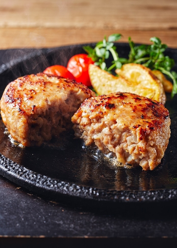 【定期便】北上四匠豚生ハンバーグ（6個入り）