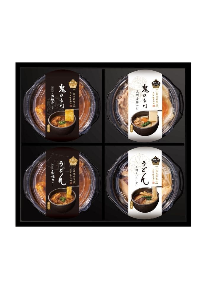 老舗のうどん味くらべ4食セット