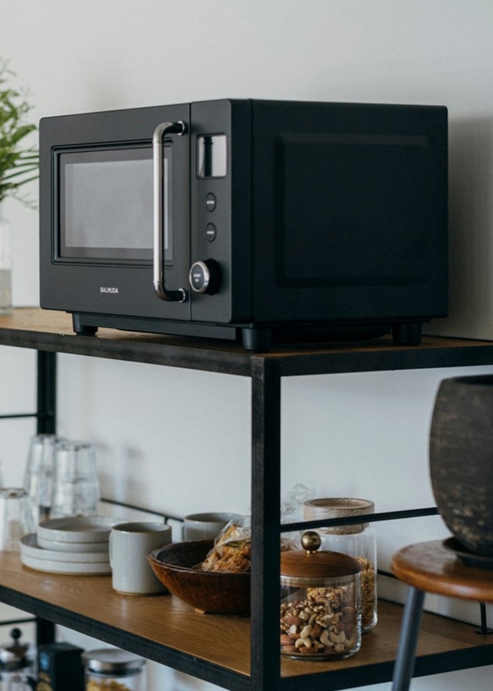 【バルミューダ】バルミューダ ザ・レンジ エス KRN01JP-BK