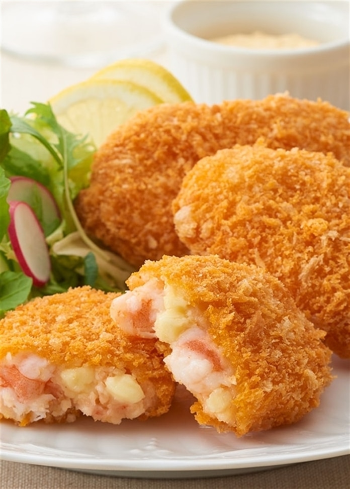 【定期便】ぷりぷり海老カツレツ (チーズ味) 10枚入り