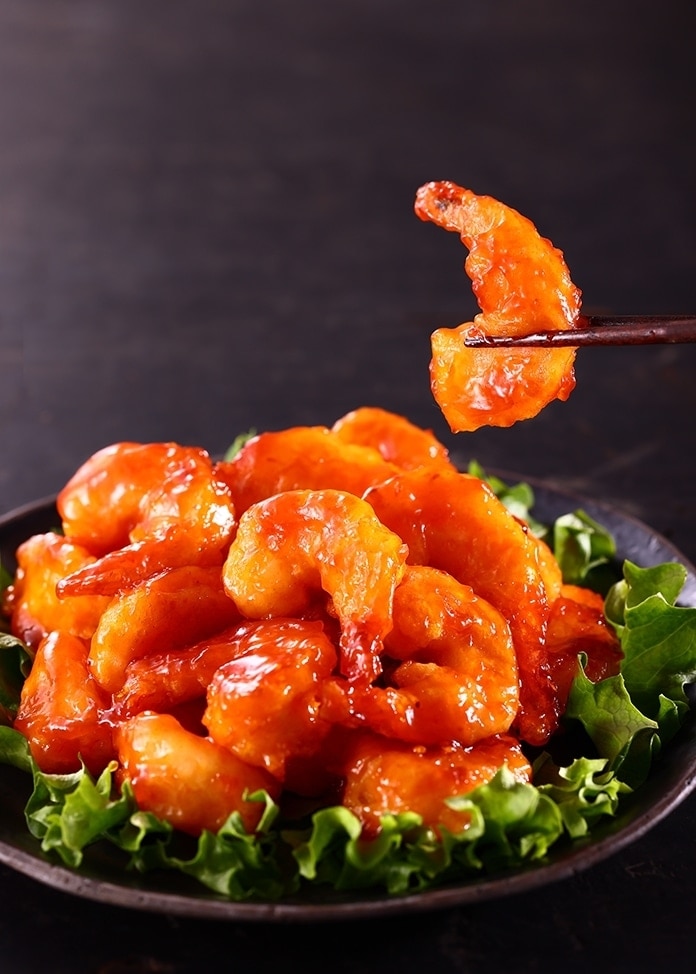 【定期便】大きな海老のチリソース