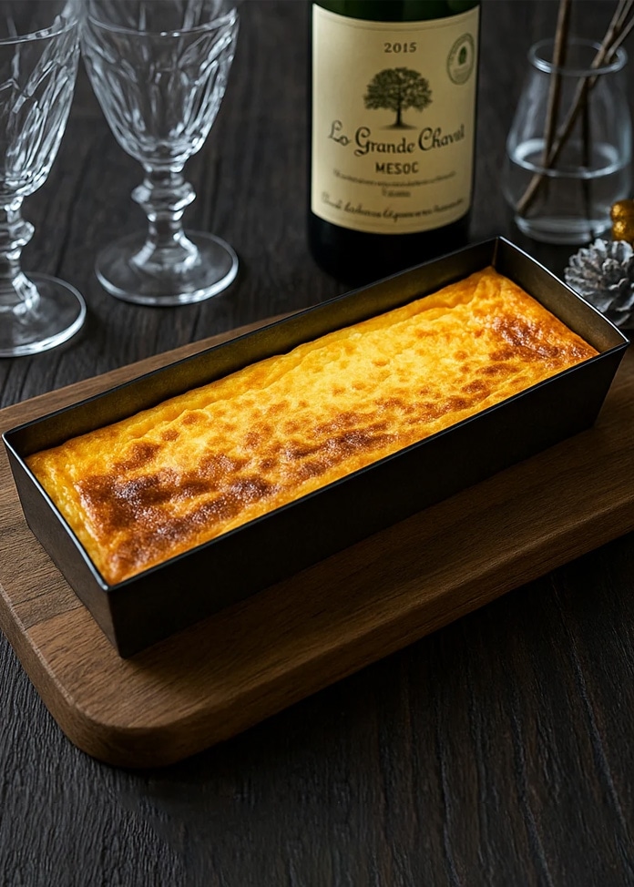 お酒と楽しむ甘くないバスクチーズケーキ（プレーン）