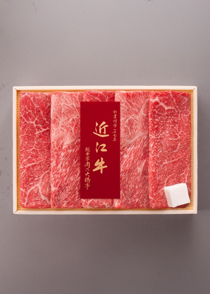 【京都・肉の大橋亭】近江牛すき焼用（370g）