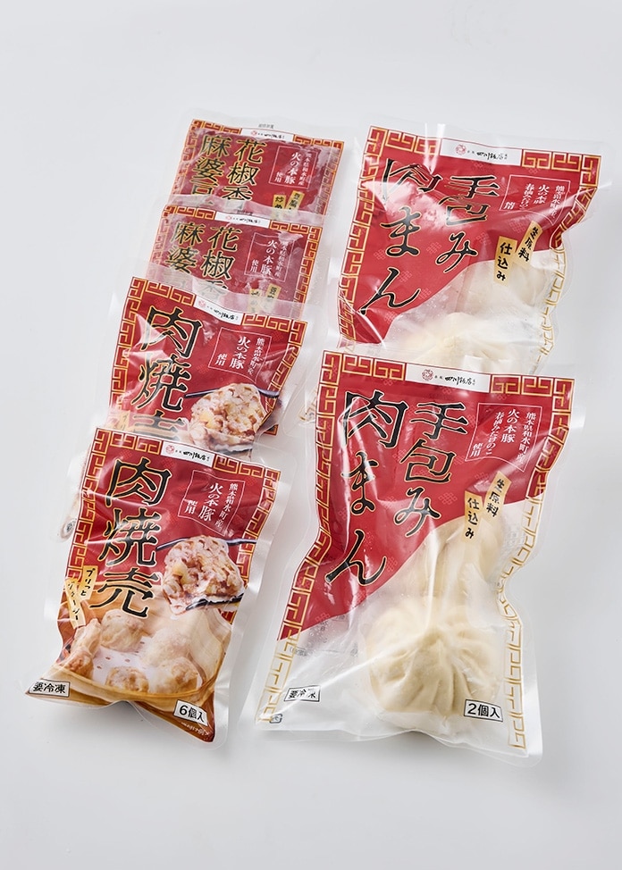 【赤坂四川飯店】火の本豚使用 料理3種セット（計6袋）