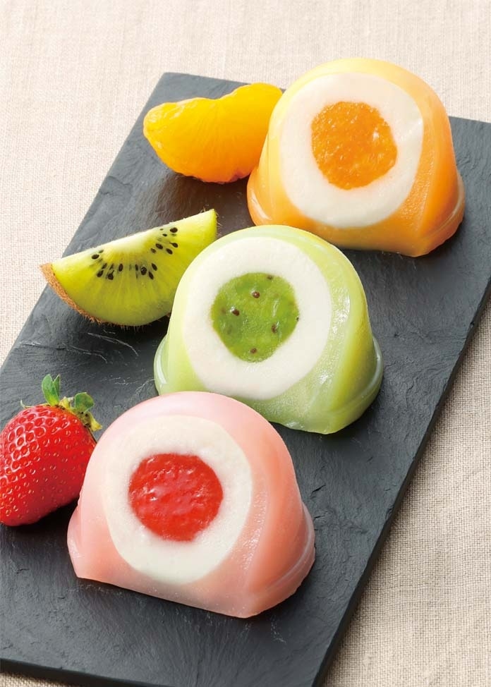 凍らせて食べるなめらかクリームのフルーツ大福 9個