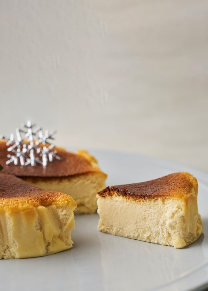 クリスマスバスクチーズケーキ