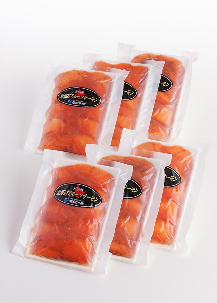 北海道スモークサーモン 魚介 海産物加工品グルメ通販のオンワード マルシェ