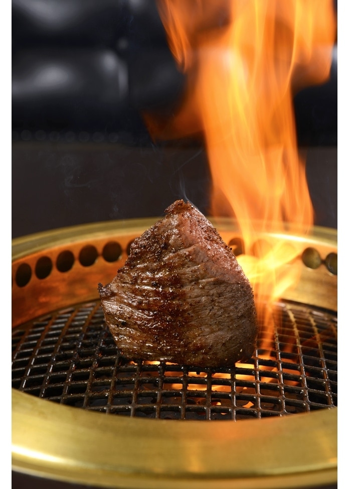 【門崎熟成肉 格之進】門崎熟成肉 塊焼き（赤身・霜降り 各120g）