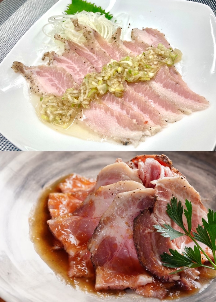 2種ポークの食べ比べセット（豚トロロースト＆レアチャーシュー）