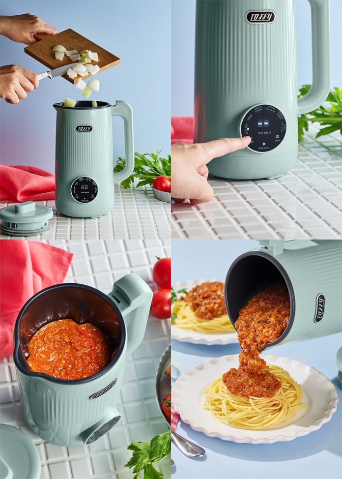 【Toffy】オートスープブレンダー（セラミックコートタイプ） K-AS2-PA