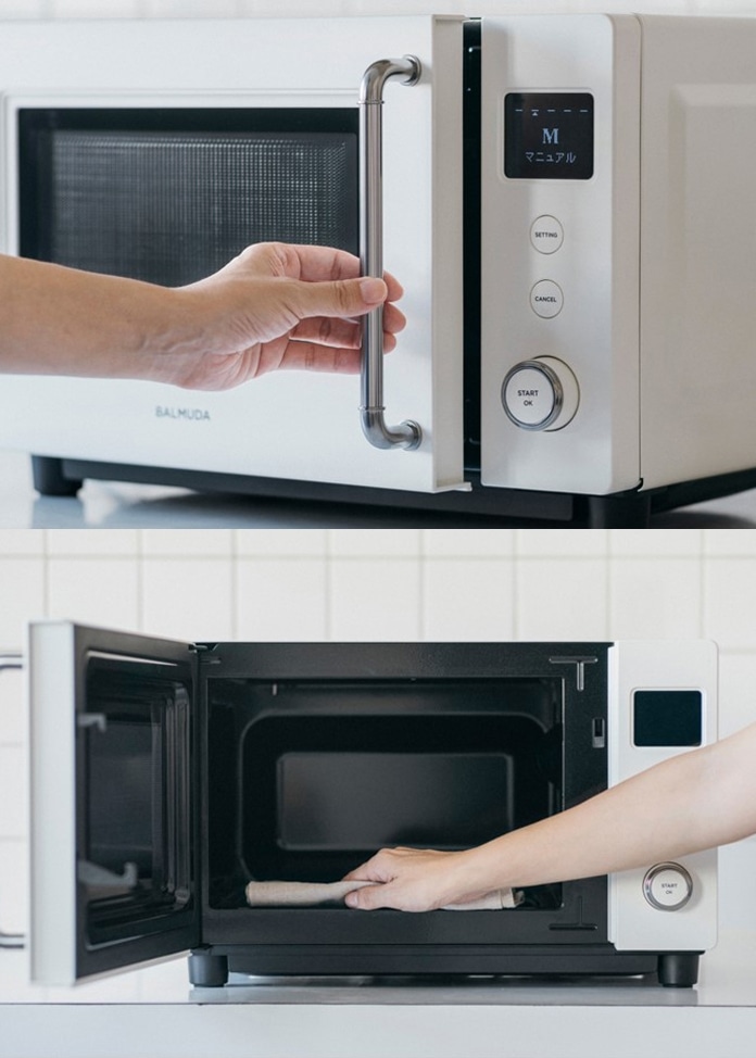 【バルミューダ】バルミューダ ザ・レンジ エス KRN01JP-BK