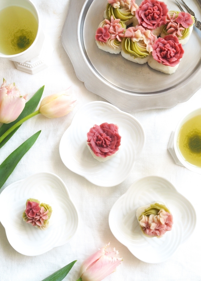 【母の日】おはぎのフラワーBOX（カーネーション）