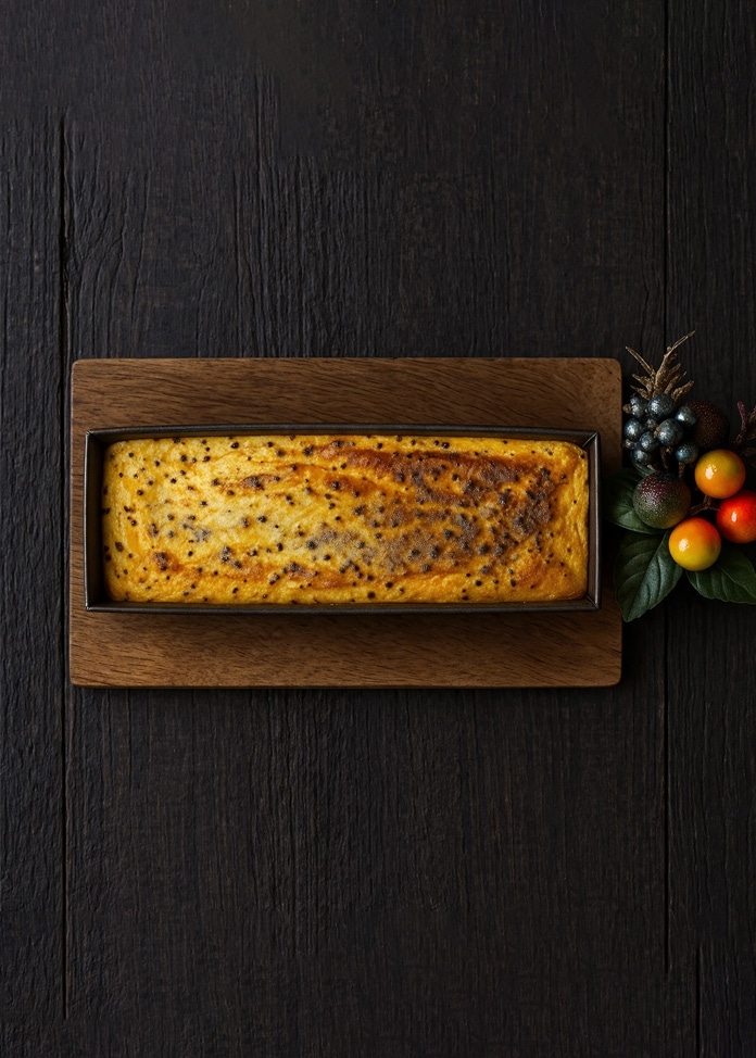 お酒と楽しむ甘くないバスクチーズケーキ（ベーコン＆ペッパー）