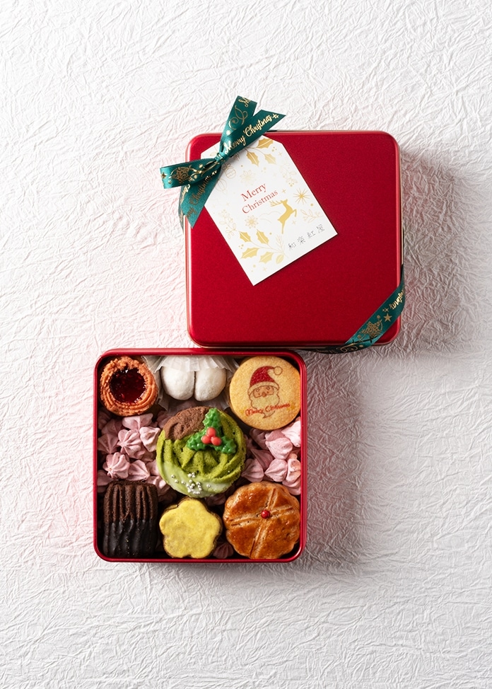 紅屋のクッキー缶 クリスマス2025