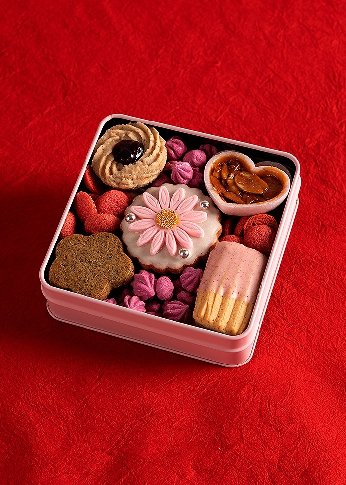 【母の日限定】紅屋のクッキー缶　彩花