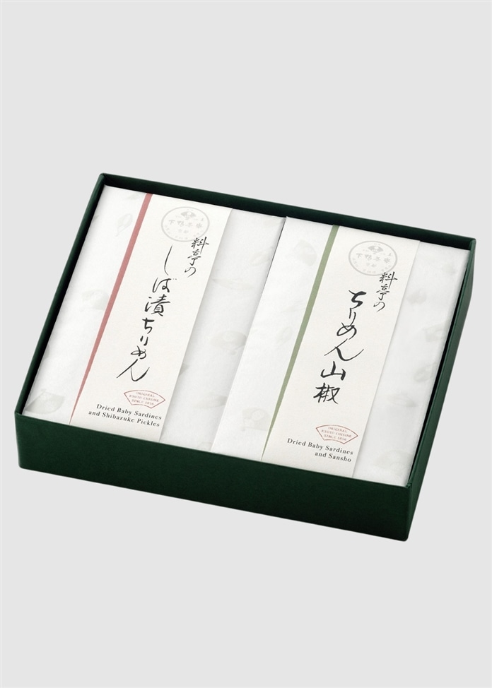 料亭のご馳走「紅白ちりめん」