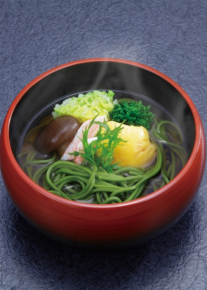 【遠州喜泉庵】手折り銘茶そば（6食入）