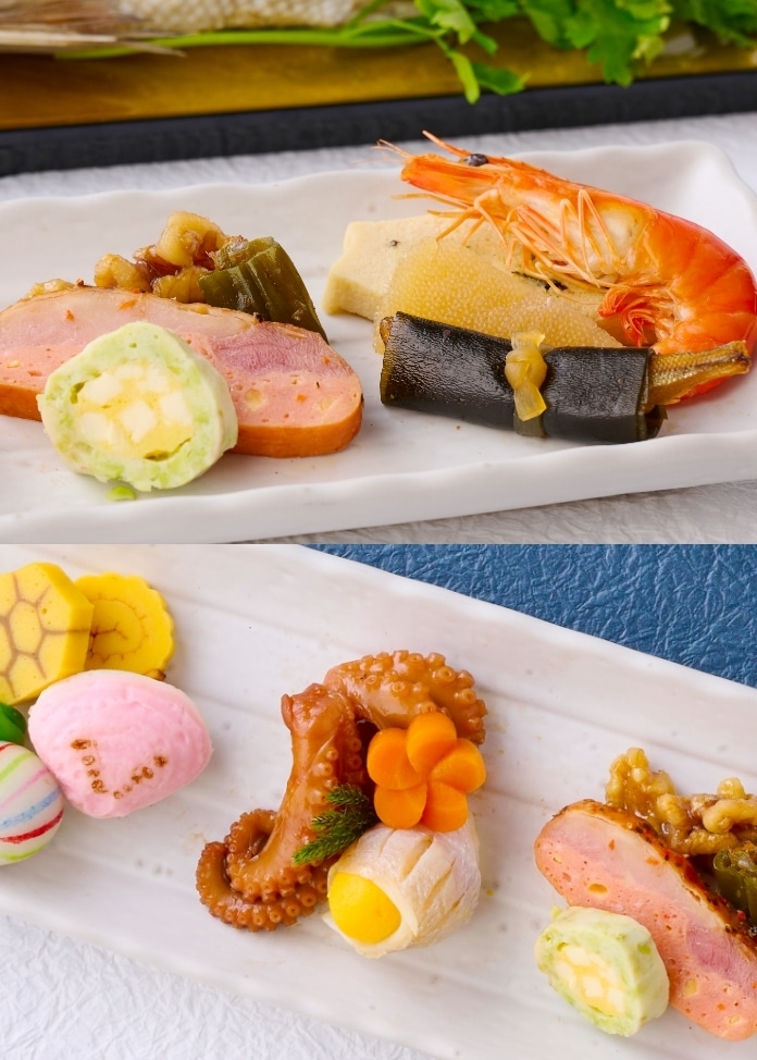 プレミアム和風おせち 奏（鯛400g・かつおだし付/2人前）（01160-014）